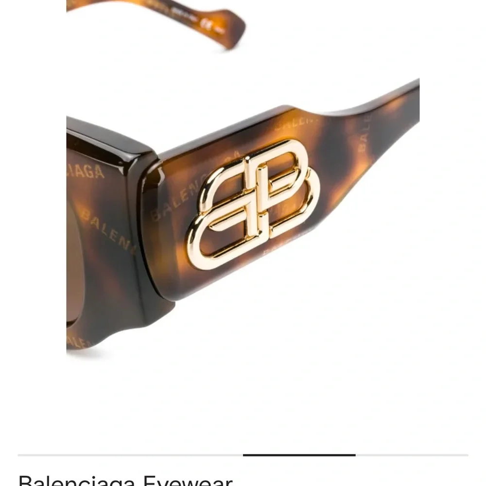 Balenciaga Tortoiseshell Cat-Eye Sunglasses - Brown - Picture 7 of 9